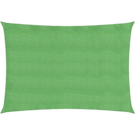Vela ombreggiante 160 g/m² verde chiaro 2,5 x 4,5 m HDPE 020009364