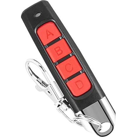 Télécommande d'ouvre-Porte de Garage,Télécommande d'ouvre-Porte de Garage Ouvre-Porte duplicateur 433Mhz à 4 Boutons pour Remplacement de, ouvre-Porte d'allée (1/5)