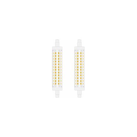 118mm R7S Ampoule LED 10W Blanc Froid 6000K linéaire projecteur à double extrémités remplacement de l’ampoule halogène 100W parfait pour chambre, salle de bain Non-Dimmable 2pcs (1/5)