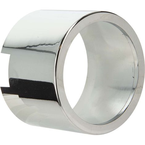 tecuro Innenrosette Ø 78 mm, 1-teilig, zu Allmess UP-Wasserzähler KOAX 2", Kunststoff verchromt (1/4)