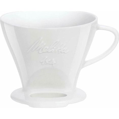 Melitta Filterhalter 1x4 weiß Porzellan Kaffee