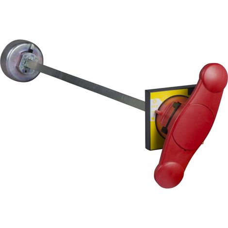commande rotative frontale INS 320 à 630 poignée rouge (1/2)