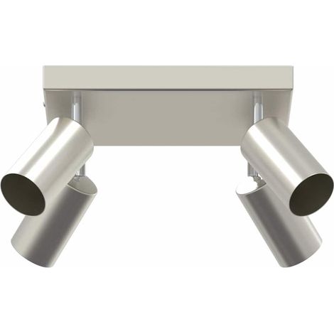 Spot de plafond Nickel brossé 26 x 26 x 16.5 cm Acier CFW883480 (1/5)