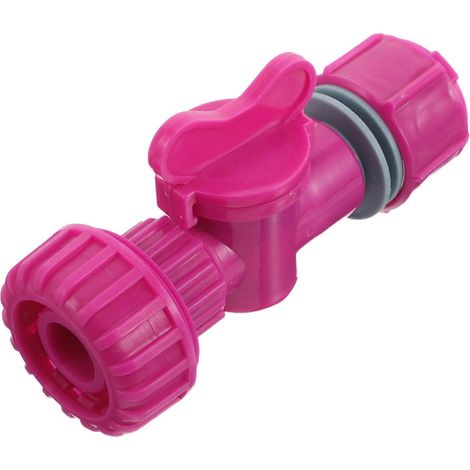 Distributeur d'eau à double commande pour tuyau d'arrosage, lot de 5, avec raccord rapide. (1/5)