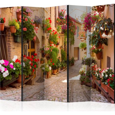 Paravento - The Alley in Spello (Italy) II [Room Dividers] - 225x172 (1/4)