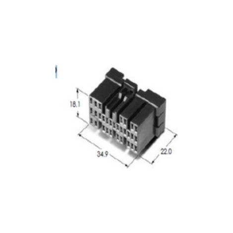 611650-5 KET automotive connector with molded housing - in stock. (1/5)