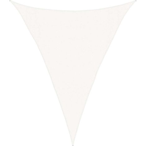 Vela Parasole  Telo Ombra  Parasole a Vela 160 g/m² Bianca 3x4x4 m in HDPE (1/4)