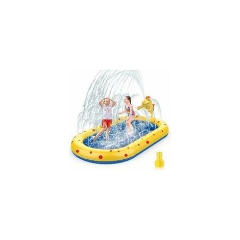 Aufblasbarer Pool-Spielplatz für Kinder, Sprinklermatte für den Außenbereich, Spielzeug für Jungen und Mädchen, Spielmatte für das Wohnzimmer, für 3-, 4-, 5-, 6- und 7-jährige Jungen und Mädchen.