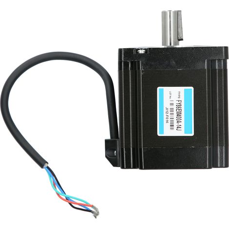 Drehmomentstarker NEMA34-Schrittmotor – 6 Nm, zweiphasig, 1,8° Schrittwinkel, mit Keilwellenanschluss (1/5)