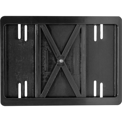 Cadre de plaque d'immatriculation double rangée AMIO-02994
