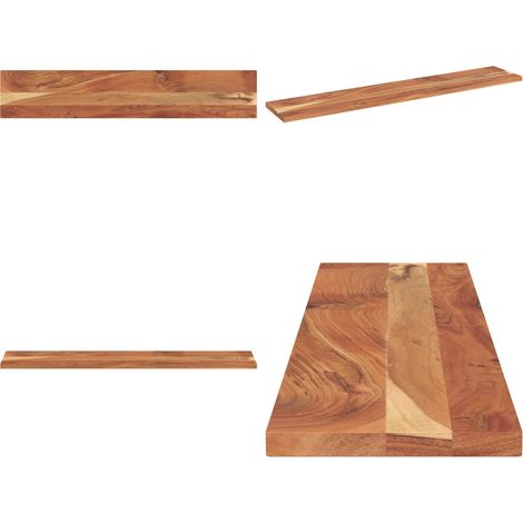 Tischplatte 180x20x3,8 cm Rechteckig Massivholz Akazie - Holztischplatte - Esstisch Platte - Akasie Tischplatte - Wohnzimmer Deko - Rustikal Tischplatte - Home & Living