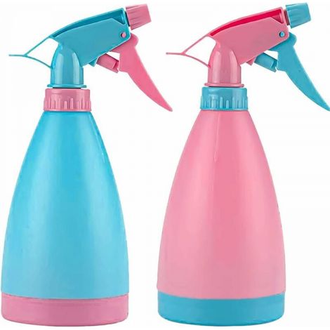 (blue pink)2pcs 500ML Garden Spray Bottle Trigger Sprayer, Leakproof Spray Bottle for Cleaning, for Garden Kitchen (1/5)