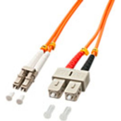 Câbles réseau et DAC LINDY Optic Cable LC/SC 2m 50/125 Multimode (1/2)