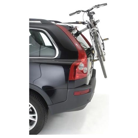 Mottez – Porte-vélo sur hayon pour 1 vélo – A025P1 – Charge maximale 15kg – Montage sans outils – Amortisseurs de vibrations – Protection cadre