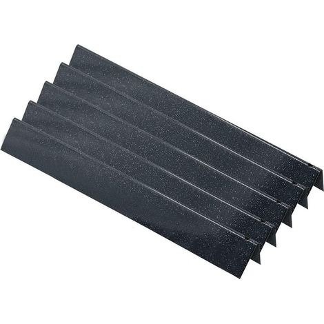 Barres Aromatisantes - Lot de 5 - Acier Émaillé - Protection Brûleur et Cuisson Uniforme - Pour Grils Weber Spirit et Genesis - 54,6 x 5,1 cm (1/5)