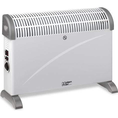 Plein Air Elektroheizgerät TCT-2000 750/1500/2000W Innenbereich Badezimmer Einstellbarer Thermostat Weiß 25m² (1/5)