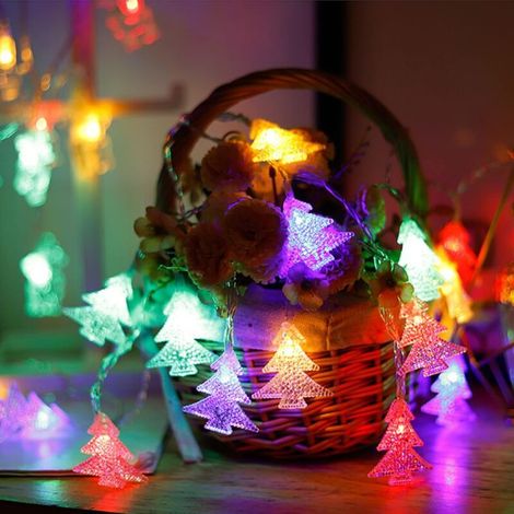 Guirlande Lumineuse Étoile,Rideau Lumineux Étoile,6m Noël Guirlande Lumineuse LED,Guirlande Lumineuse à LED,Guirlande Llumineuse de Noël (1/5)