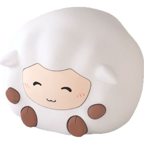Veilleuse Mouton Mignon, Lampe Tactile Rechargeable avec Minuterie, Lumière Chaude + Multicolore, 1.5, Décoration Enfant (1/5)