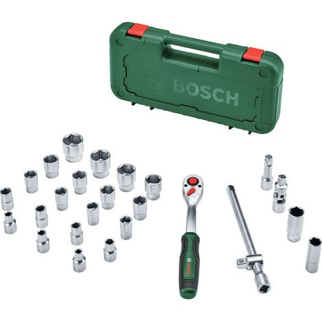 Bosch Hand Tools 1/2"" Ratchet Set 25-Piece 1600A02Z9F (1/5)