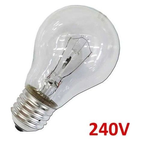 Ampoule à incandescence E27 40 W – Éclairage chaud 2800K – Tension 220-240V – Conçue pour usage industriel – Bel-Light
