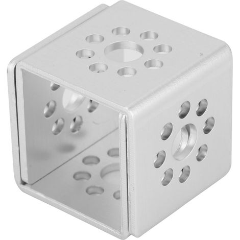 Lot 2 pièces Profilé en U simple trou 32mm aluminium, accessoires robotique compatibles Tetrixrobotics (1/5)