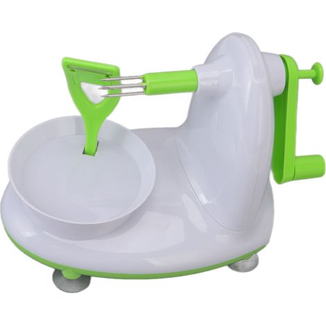 Éplucheur à pommes facile à utiliser, multifonction, épluchage rapide, durable, en ABS, pour la cuisine et les fruits (modèle ordinaire). (1/5)