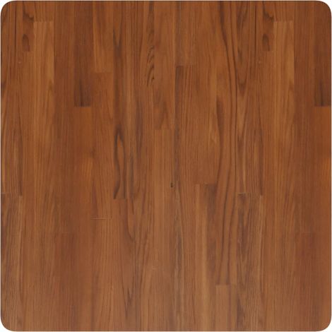 Dessus de table  Dessus de bureau  Plateau de table carré Marron foncé 70x70x4cm Bois chêne traité