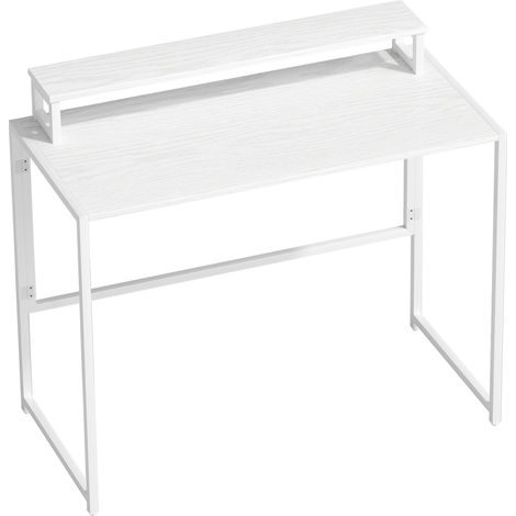 Zusammenklappbarer Computertisch mit Monitorständer, 100 x 48 cm