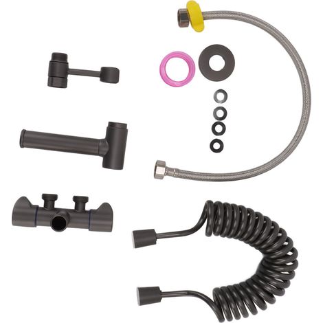 Stoffwindel-Sprühgerät, ergonomisch geformtes Hand-Bidet-Sprühgerät-Set aus Kupfer für Badezimmer (1/5)