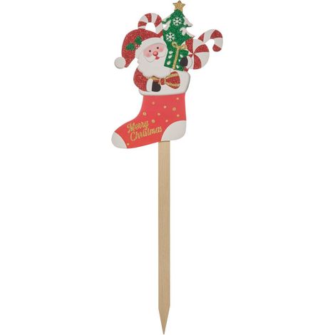Cartello con babbo natale, altezza 70 cm - Feeric lights & christmas (1/5)