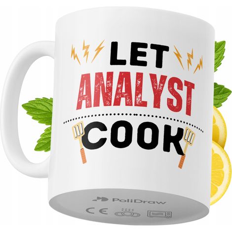 Lustige Kaffeetasse mit witzigem Textdesign für Analysten – ideal für Geburtstage, Namenstage, Feiertage und besondere Anlässe. Hochwertige Tasse für Büro, Homeoffice und Arbeit. Farbe: Weiß, 330 ml. (1/5)