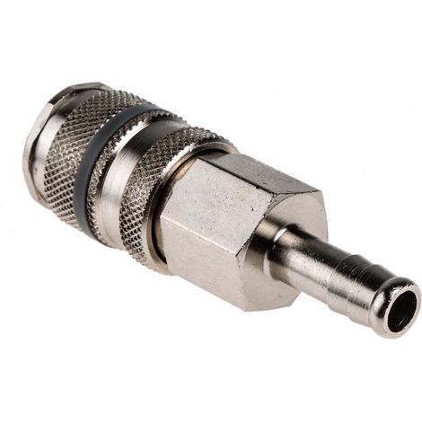 Raccord rapide pneumatique RS PRO, Tuyau cannelé vers Mâle 8mm en Laiton ( Prix pour 1 ) (1/3)