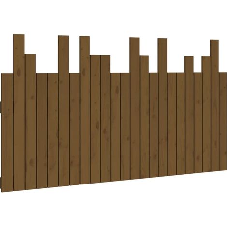 Testiera da Parete Ambra 146,5x3x80cm in Legno Massello di Pino vidaXL (1/5)
