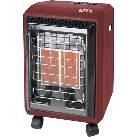 POÊLE À GAZ BUTANE INFRAROUGE BORDEAUX - 3000 W