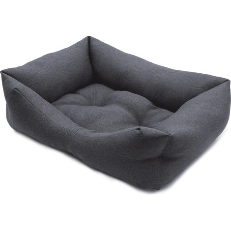Niche imperméable pour Chien, Lavable Facile à Nettoyer, rectangulaire, Gris, 50 x 35 cm (1/5)