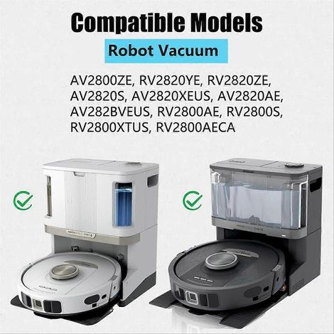 Lot de 18 pièces pour aspirateur Shark AV2800ZE RV2820YE RV2820ZE AV2820S AV2820XEUS : brosse latérale principale H (1/5)