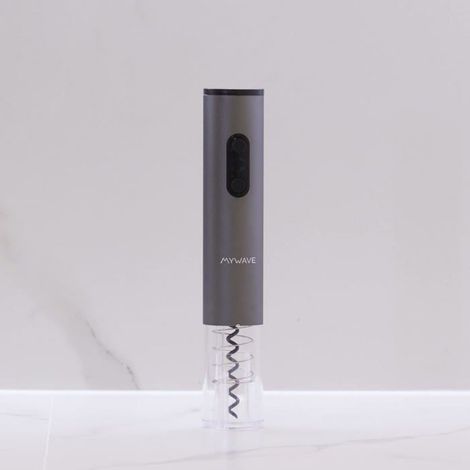 Tire-bouchon - My wave MWAB-G - Batterie puissante - Acier et Téflon - Design contemporain (1/4)