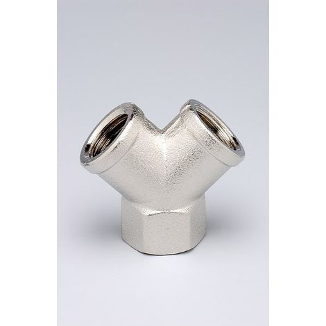 Conector en Y - 3 x 1/4" hembra - Blíster