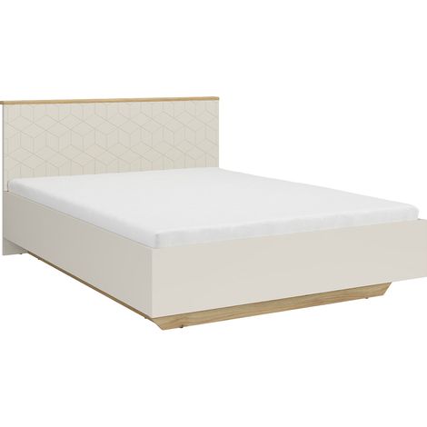 Letto 160x200 compreso di rete a doghe Naya Cashmere (1/5)