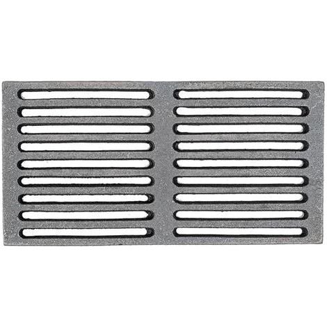 1 Grille En Fonte Pour Cendres 23,8x18,8cm Résistance Haute Température Accessoire Cheminée (1/5)