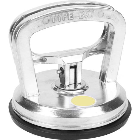 Ventouse manuelle 50 kg en alliage d'aluminium pour arrache-verre et pose de carrelage (verre, sols, céramique) (1/5)
