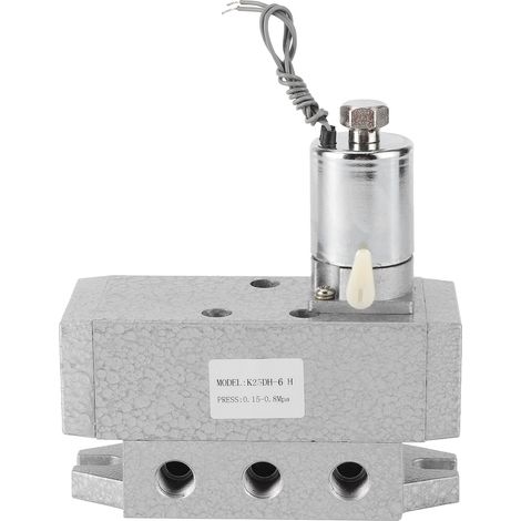 Électrovanne 5 voies à 2 positions, commande simple, pour applications industrielles, G1/8 po K25DH-6 HDC 12 V (1/5)