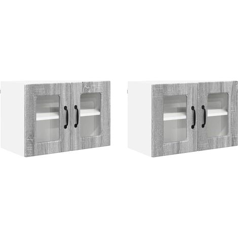 Meuble mural de cuisine,Armoire de cuisine 2 pcs Gris Sonoma 60 x 31 x 40 cm CFW21972 (1/5)