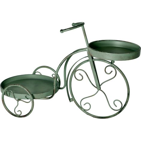 Soporte macetero verde, 55x24x35 cm (1/4)