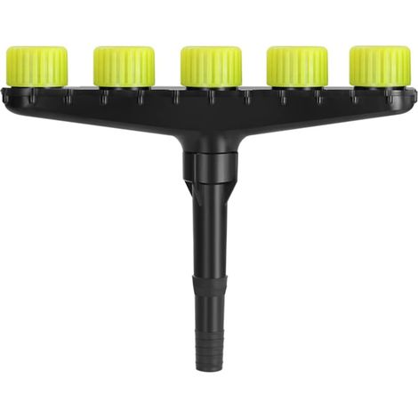 Arroseur Rotatif - Tête d'Arrosage à 3 Buses en ABS - Pour Pelouse Jardin Fleur - Pression Eau Adaptée - 1 Pièce (1/5)