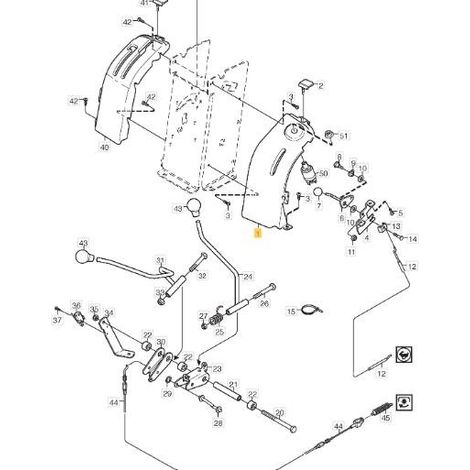 CRUSCOTTO KIT SX MECC VC GRIGIO NCS8000N ORIGINALE STIGA - 337120154/0