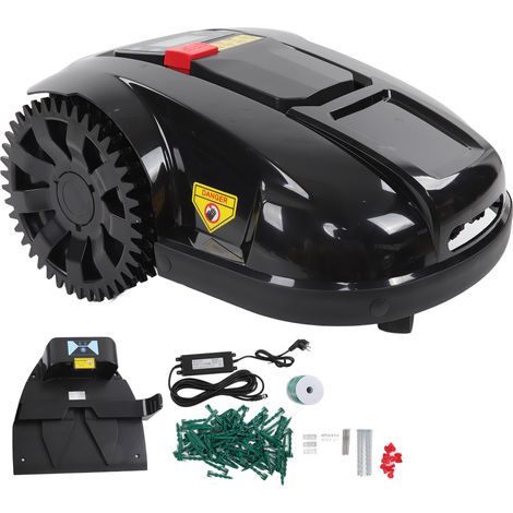 Tondeuse robot intelligente 29.4V 4400mAh batterie lithium rechargeable, hauteur réglable automatique, prise EU 110‑240V (1/5)