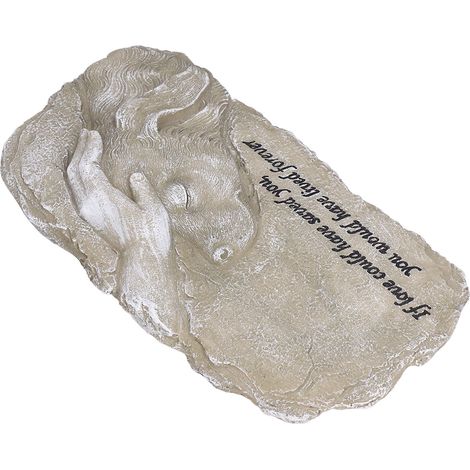 Pierre Commémorative Pour Animaux De Compagnie - Résine - Extérieur Jardin Pelouse Cour - 25 x 13,5 cm - 1096 g (1/5)