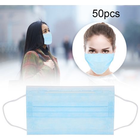50 Masques Jetables FFP2 avec Élastiques pour Visage - Lot Économique (1/5)
