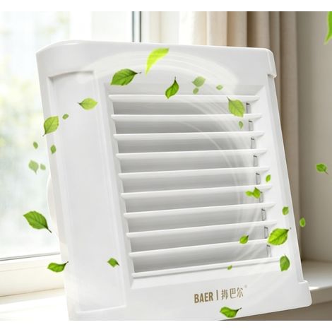 Ventilateur extracteur de fenêtre 6 pouces 150 mm étanche silencieux puissant pour mur et salle de bain (1/3)